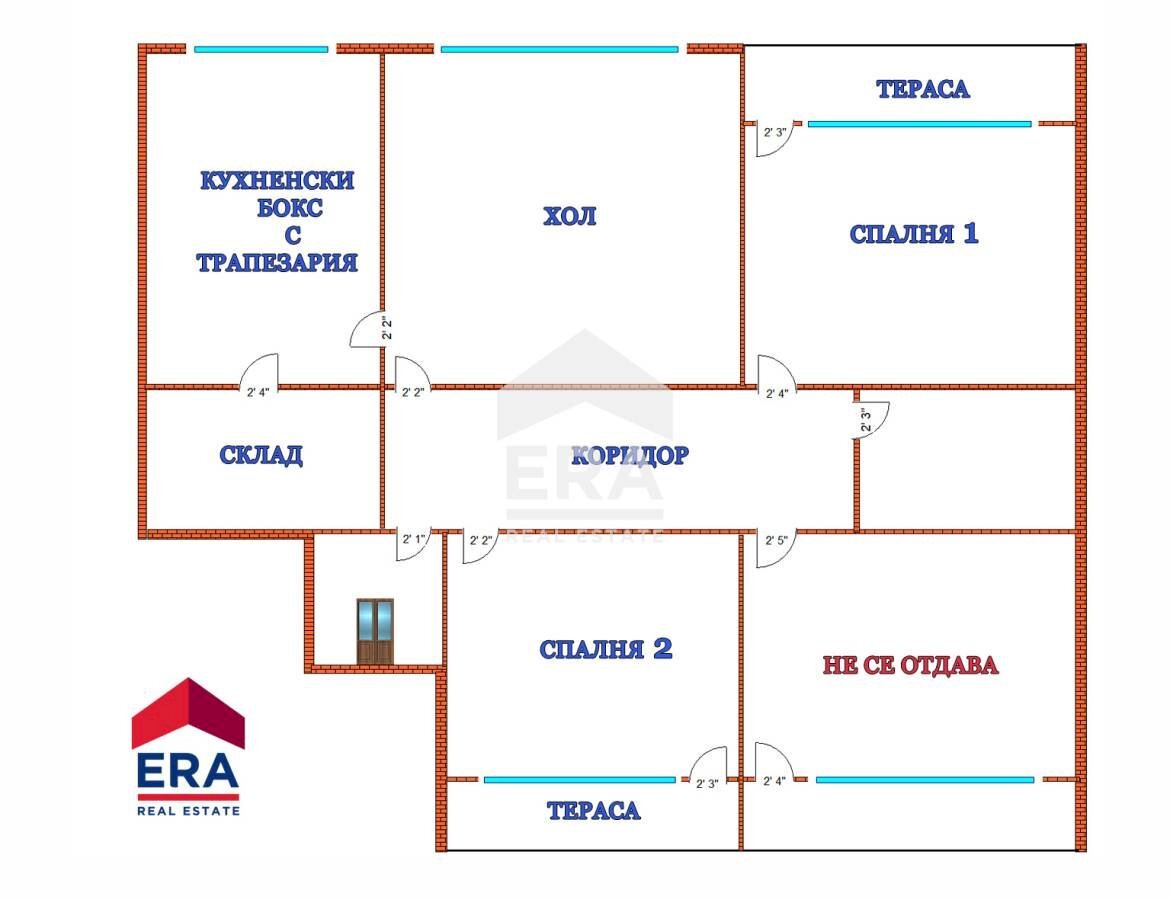 Apartment Център, Pomorie - floor plans 1