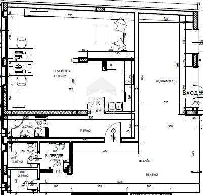 Ufficio Plovdiv (zona Център) - planimetria 1