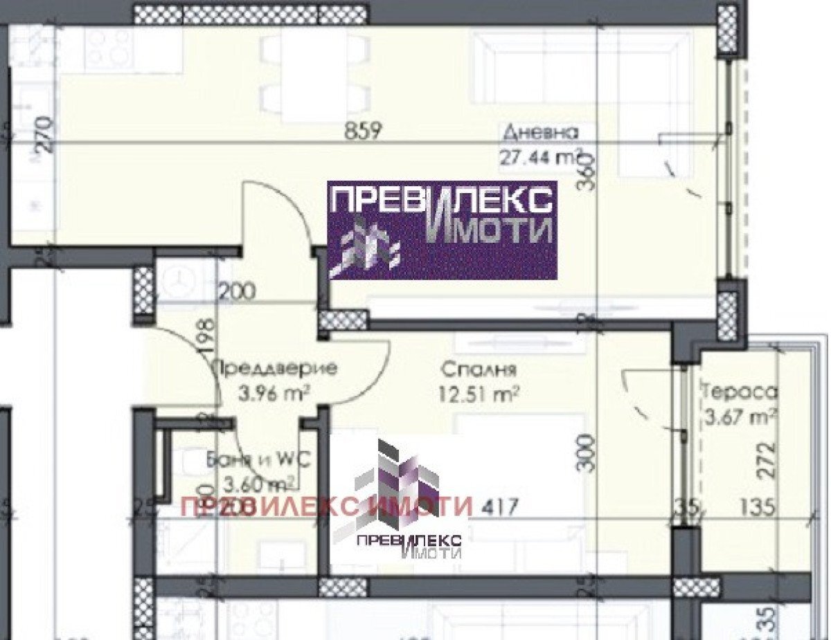 Two-room apartment Plovdiv (neighborhood Каменица 2) - photo 1