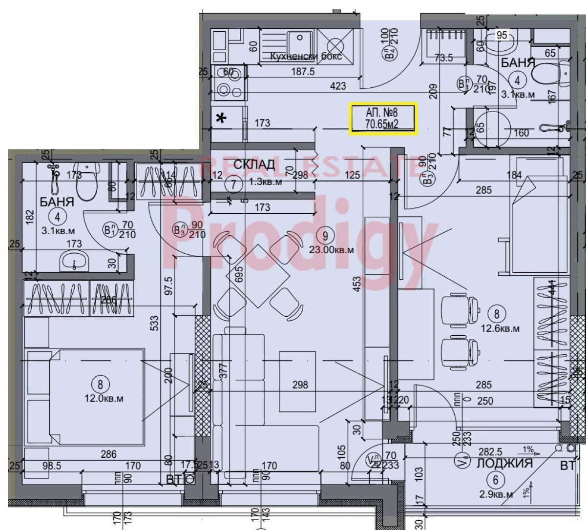 Trilocale Sofia (zona Бъкстон) - foto 1