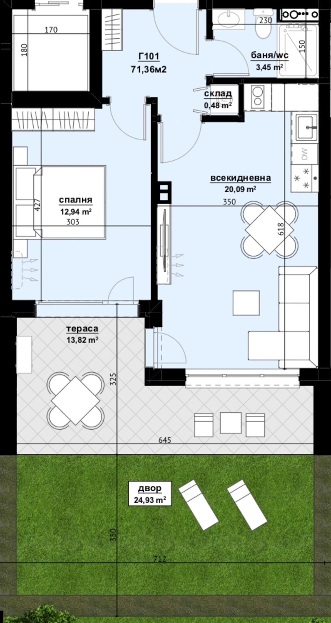 Apartment Burgas (neighborhood Изгрев) - photo 1