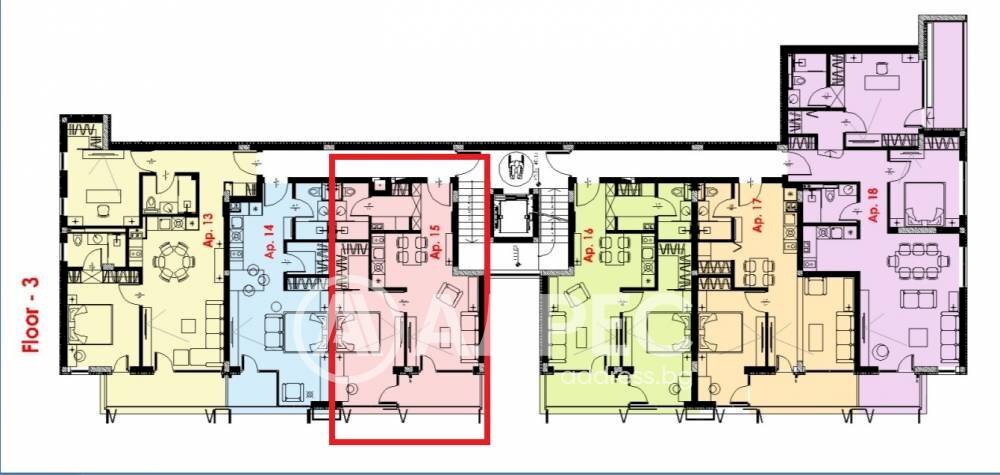 Two-room apartment Sozopol city, Burgas - floor plans 1