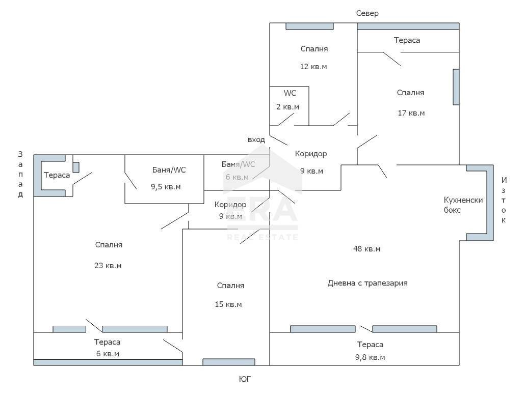 Apartment Varna (neighborhood Бриз) - floor plans 1