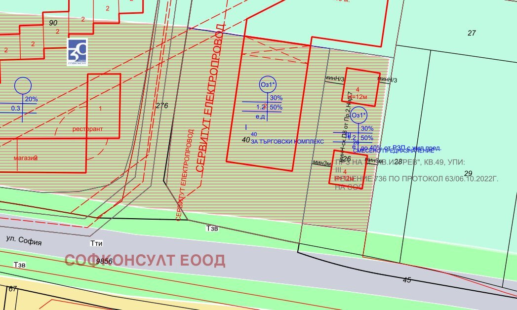 Building land Sofia (neighborhood гр. Банкя) - photo 1