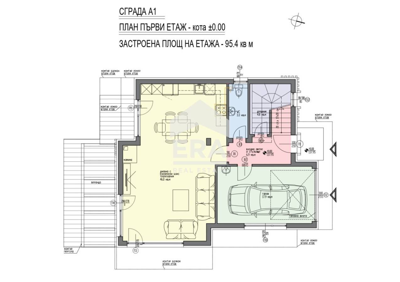 Villa Varna (neighborhood м-т Горна Трака) - floor plans 1