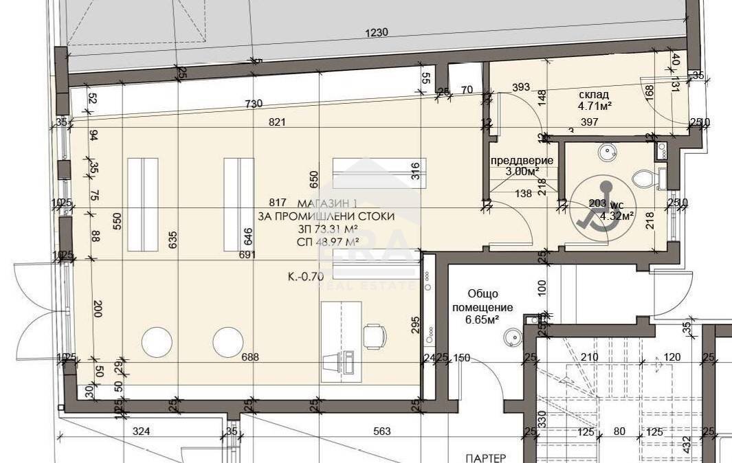 Shop Sofia (neighborhood Банишора) - floor plans 1