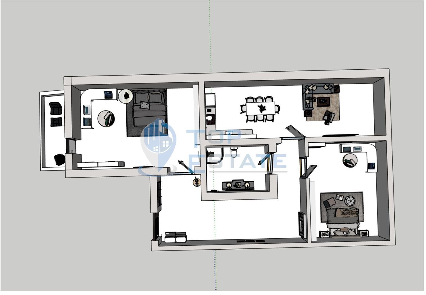 Three-room apartment Veliko Tarnovo (neighborhood Бузлуджа) - photo 1