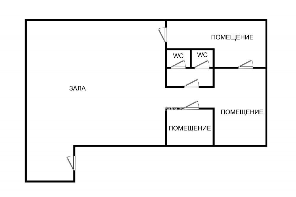 Office Varna city, Varna - floor plans 1