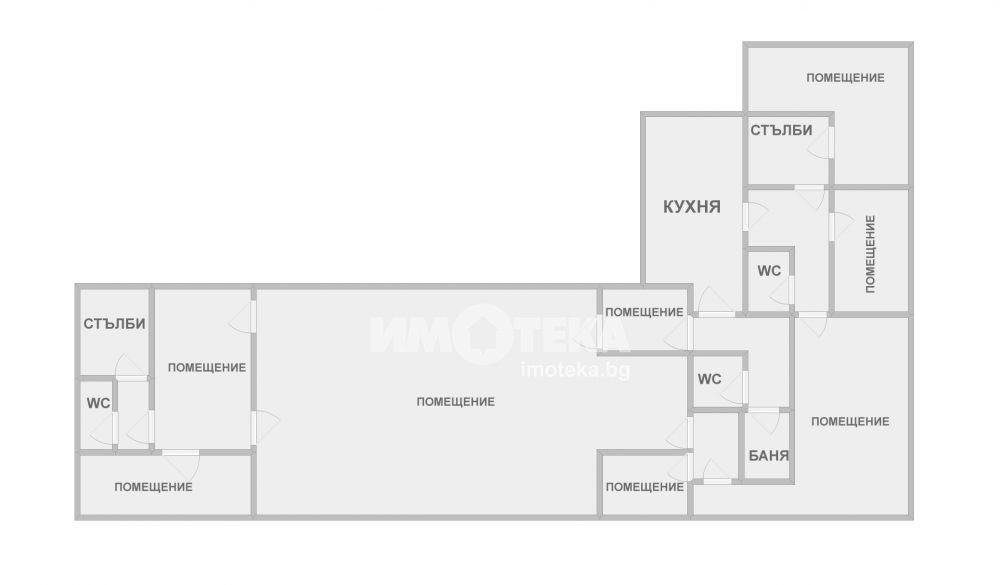 Commercial Premises Aksakovo city, Varna - floor plans 1