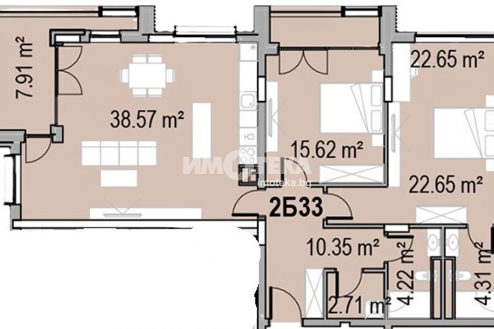 Three-room apartment Plovdiv city, Plovdiv - photo 1