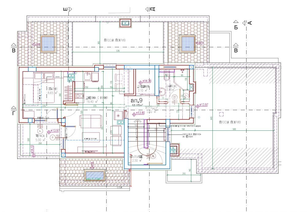 Two-room apartment Plovdiv city, Plovdiv - floor plans 1