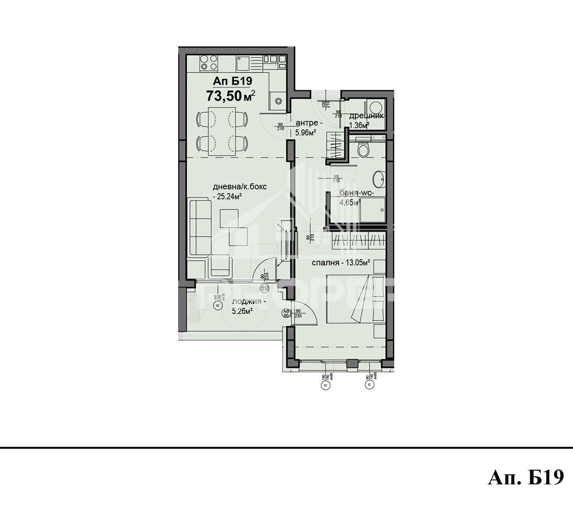 One-room apartment Sofia (neighborhood Люлин 5) - photo 1