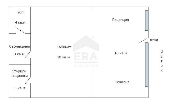 Shop Varna (neighborhood Бриз) - floor plans 1