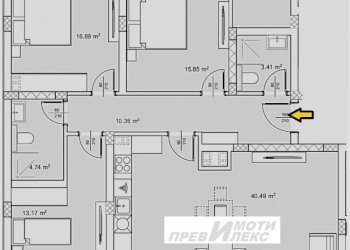 Four-room apartment Plovdiv (neighborhood Южен) - photo 1