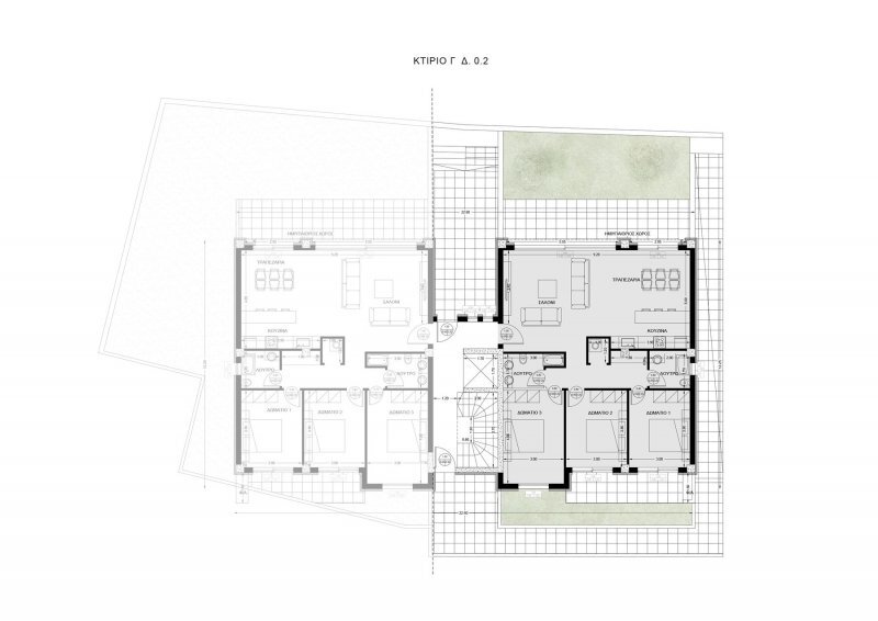 Four-room apartment Greece - floor plans 1