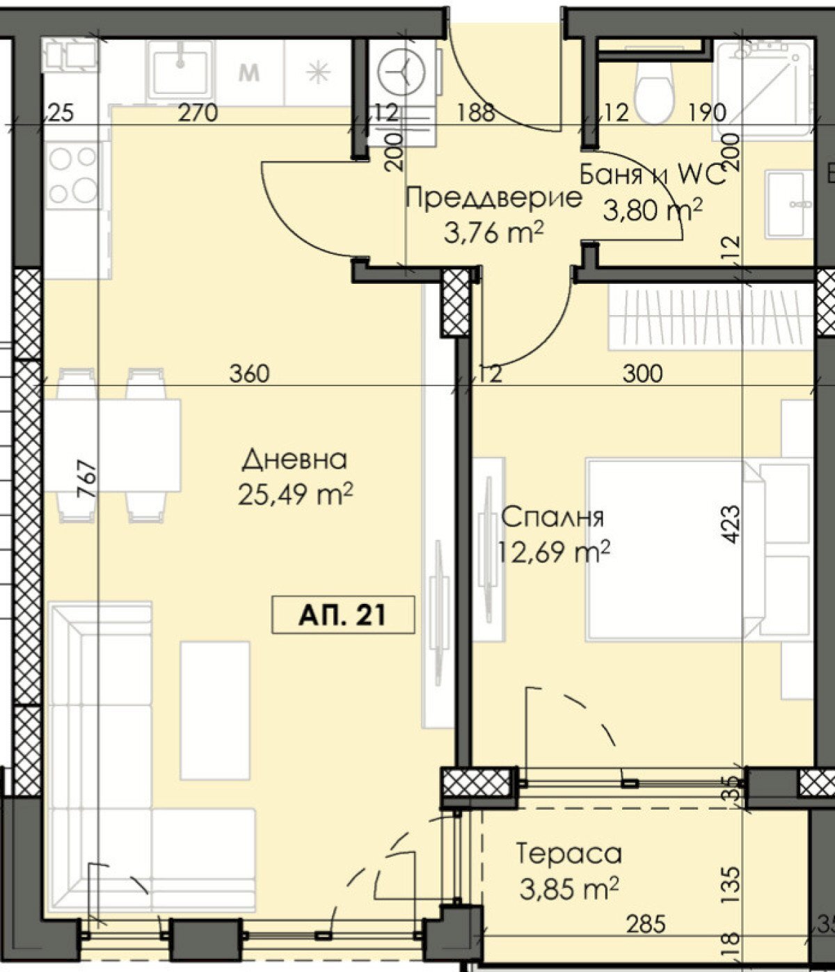 Appartamento Plovdiv (zona Тракия) - foto 1