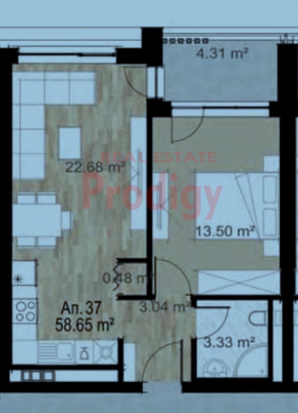 Bilocale Sofia (zona Зона Б-5) - foto 1