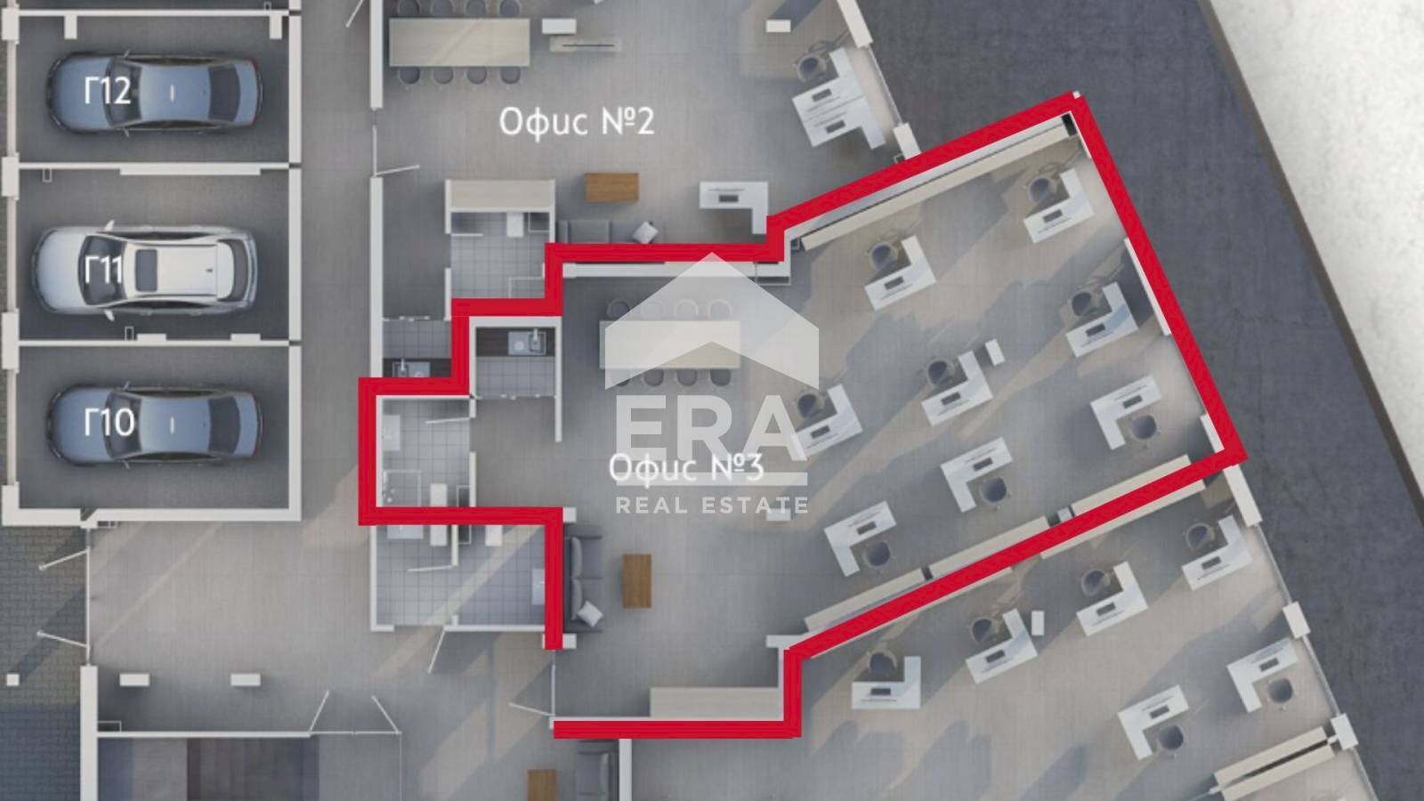 Office Sofia (neighborhood Младост 4) - floor plans 1