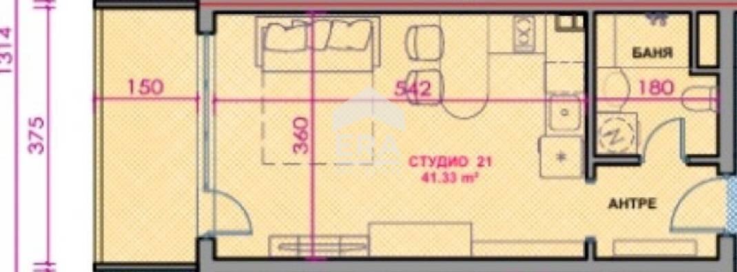 Monolocale Свети Георги, Pomorie - planimetria 1