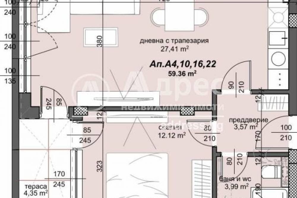 Търговски обекти Plovdiv city, Пловдив - етажен план 1