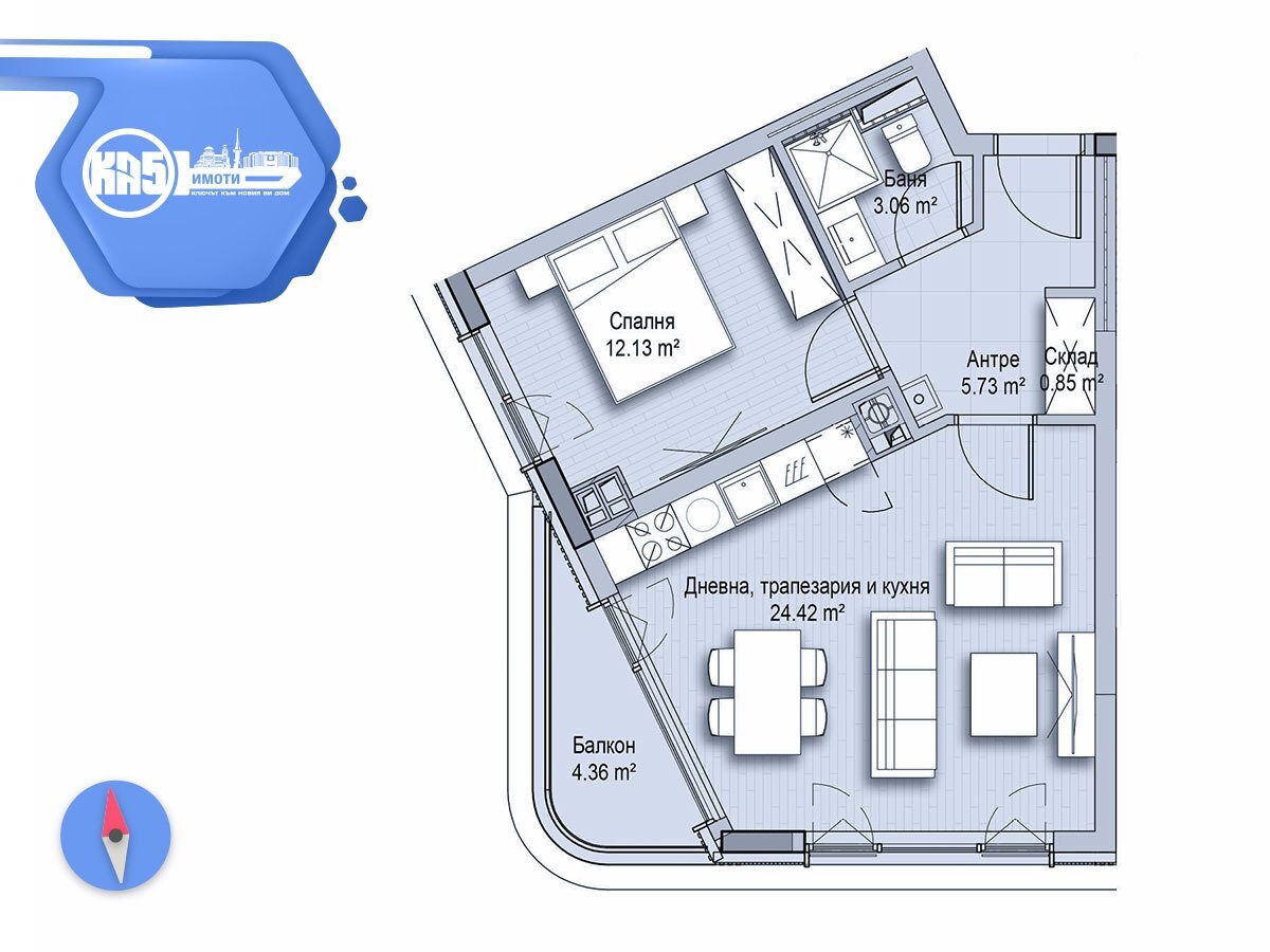 Apartment Sofia (neighborhood Витоша) - photo 1