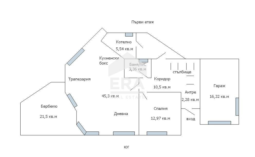 Villa Varna (zona м-т Евксиноград) - planimetria 1