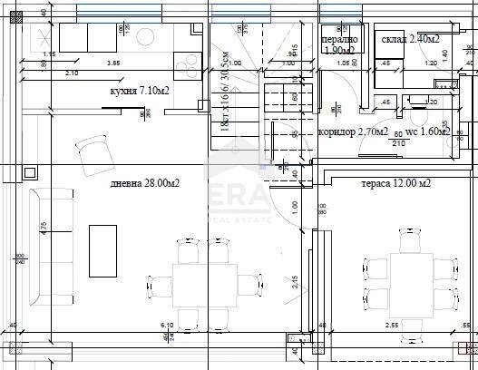 Casa indipendente Sofia (zona Сеславци) - planimetria 1