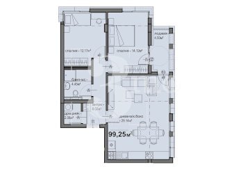 Trilocale Sofia (zona Люлин 5) - foto 1