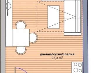 One-room apartment Sofia (neighborhood Студентски град) - photo 1