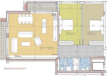 Three-room apartment Sofia (neighborhood м-т Гърдова глава) - photo 1