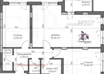 Three-room apartment Plovdiv (neighborhood Каменица 2) - photo 1