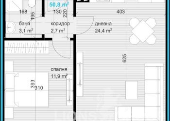 Two-room apartment Varna (neighborhood Аспарухово) - photo 1