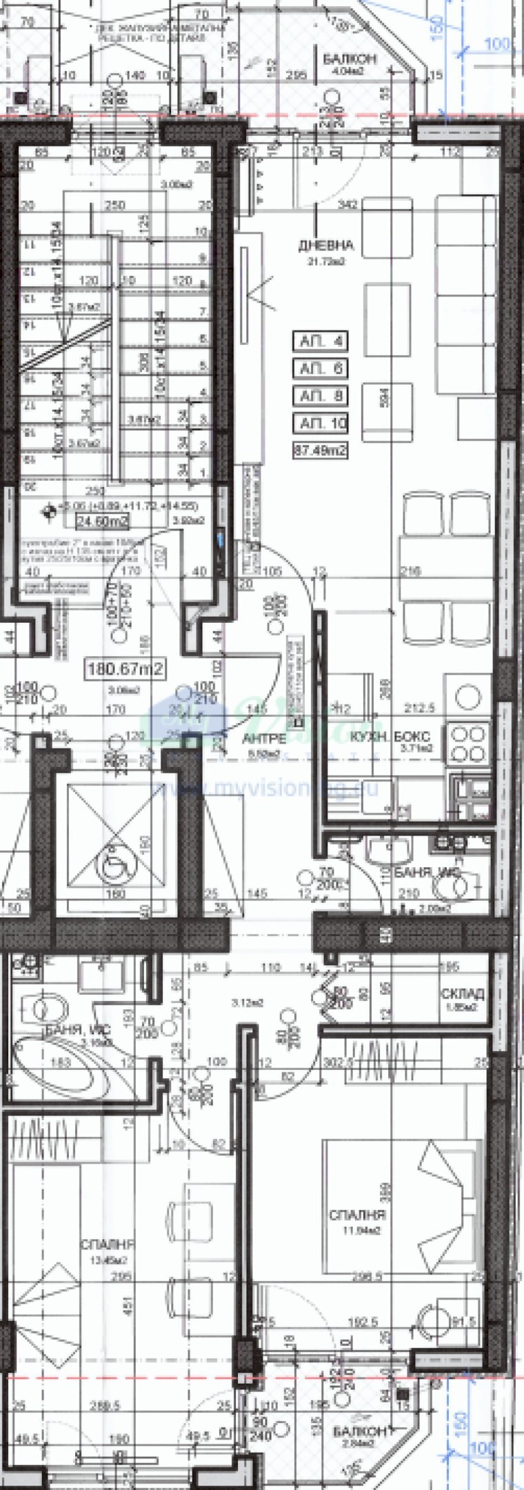 Trilocale Sofia (zona Сердика) - foto 1