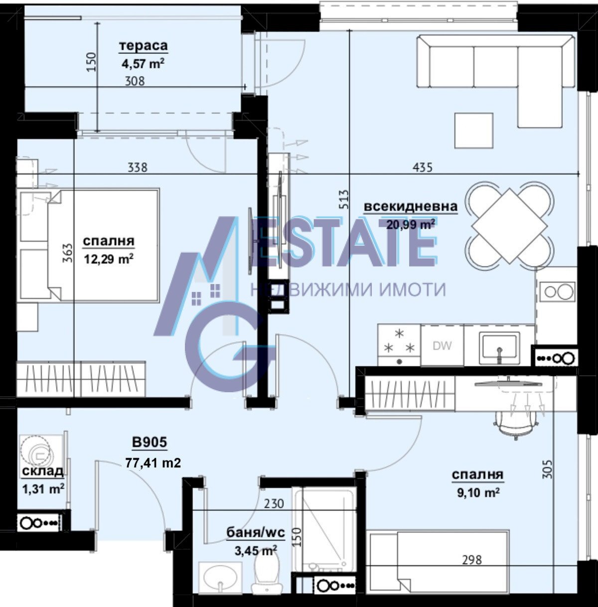 Two-room apartment Burgas - photo 1