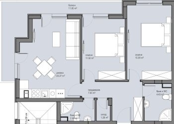 Three-room apartment Sofia - photo 1