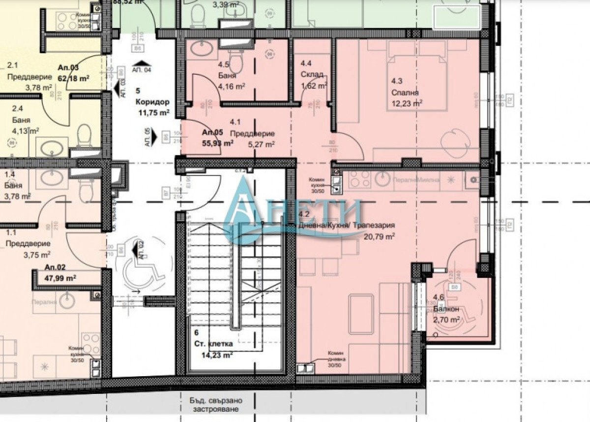 Two-room apartment Sofia (neighborhood Овча купел) - photo 1