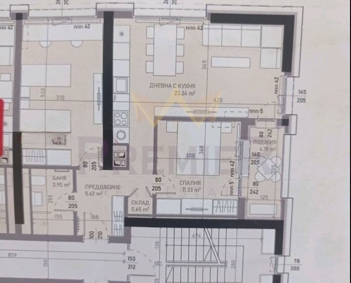 Three-room apartment Sofia (neighborhood Банишора) - photo 1