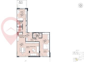 Trilocale Sofia (zona Кръстова вада) - foto 1