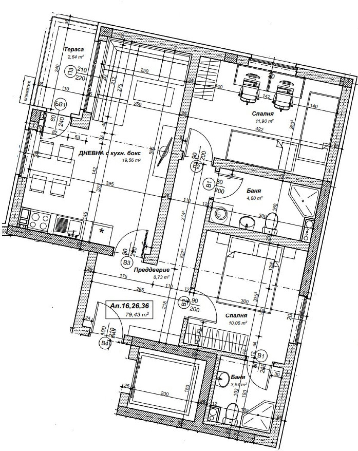 Trilocale Sofia (zona Левски В) - foto 1