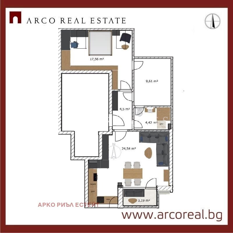 Apartment Sofia (neighborhood Кръстова вада) - photo 1