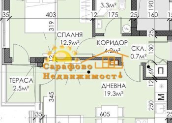 One-room apartment Burgas (neighborhood Сарафово) - photo 1