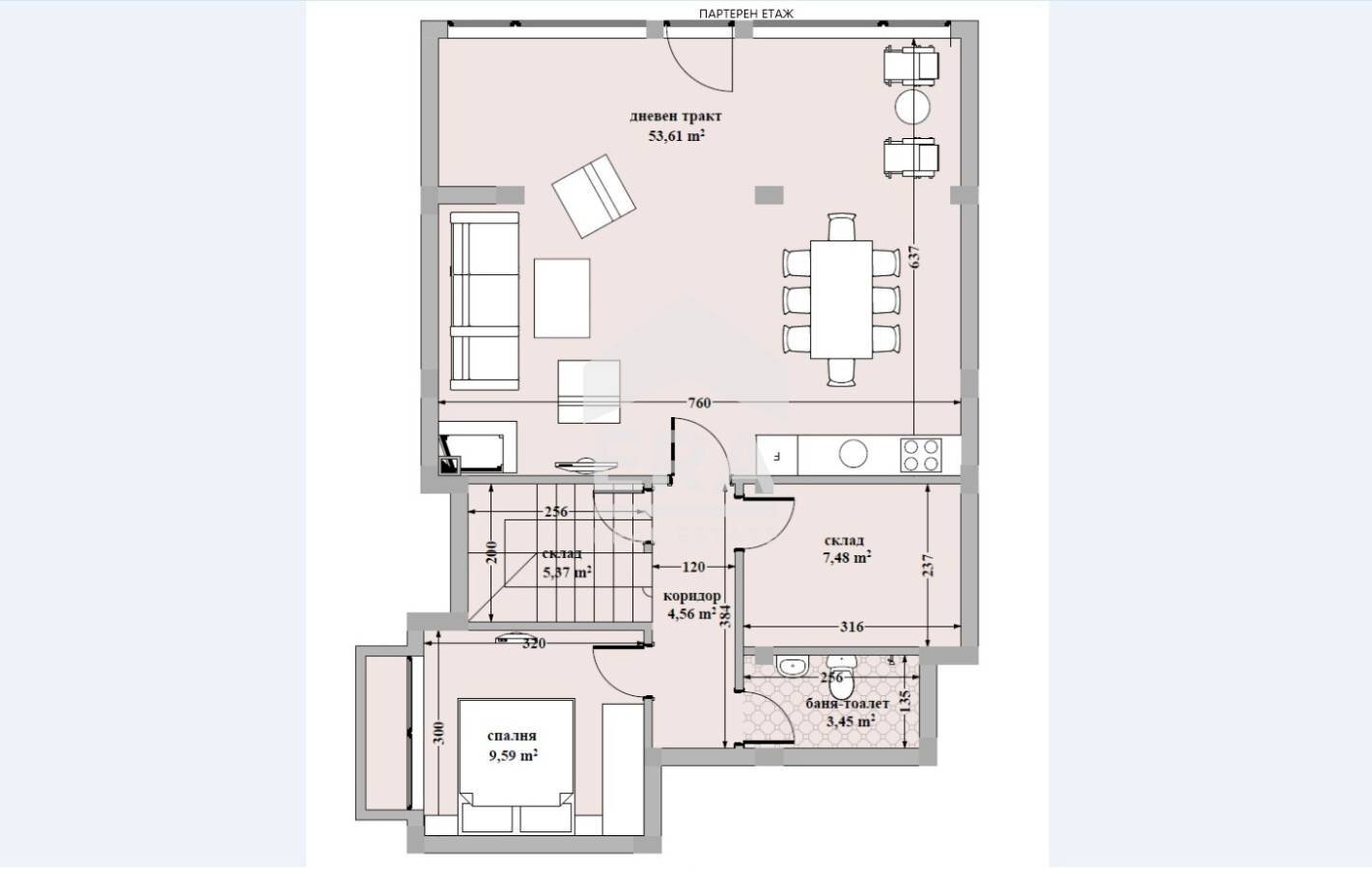 Villa Varna (neighborhood м-т Зеленика) - floor plans 1