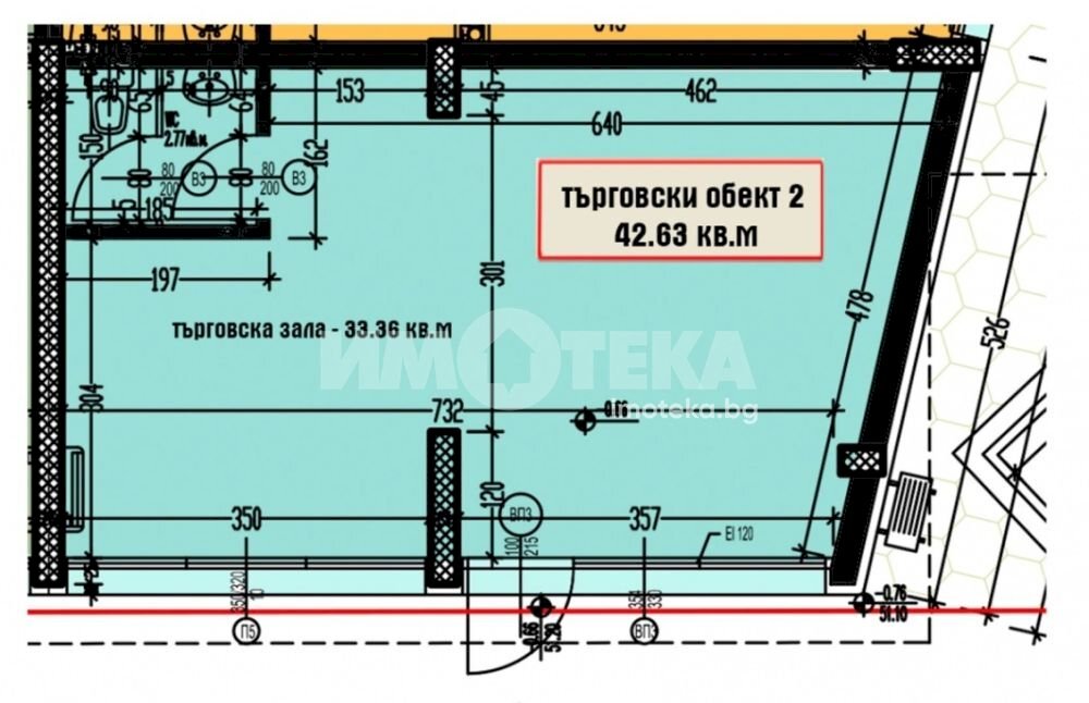 Commercial Premises Varna city, Varna - floor plans 1