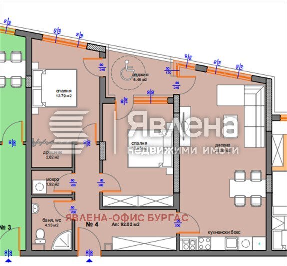 Apartment Burgas (neighborhood Меден рудник - зона Д) - photo 1