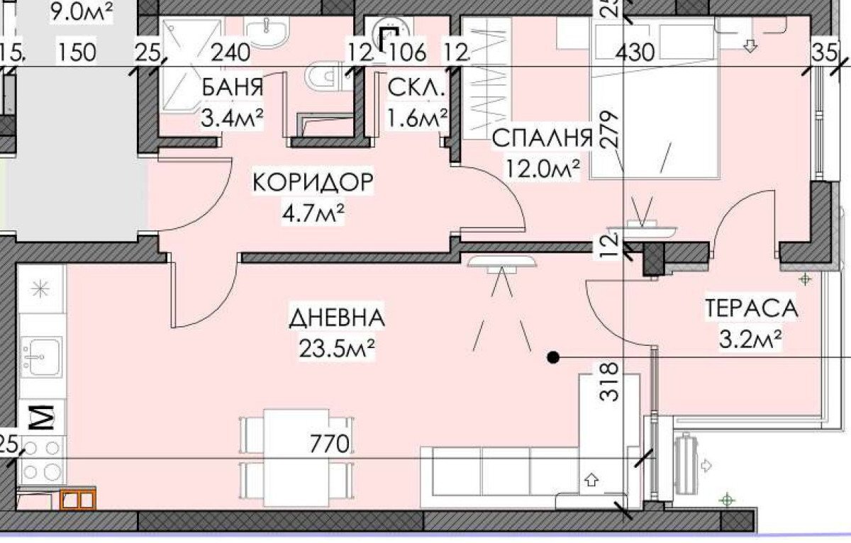Едностаен Бургас (квартал Сарафово) - фото 1