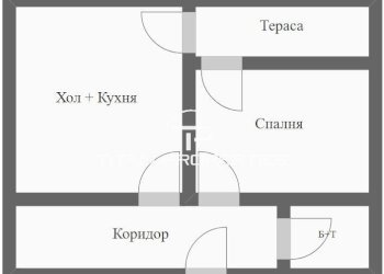 One-room apartment Burgas (neighborhood Меден рудник - зона А) - photo 1