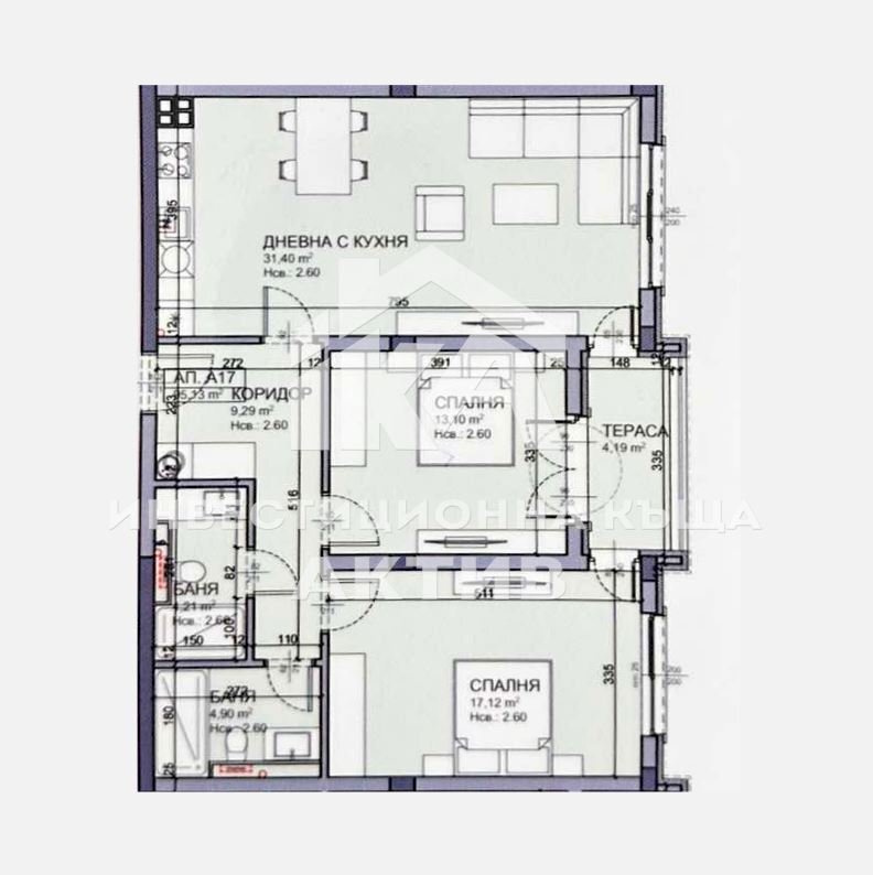 Three-room apartment Parvomay - photo 1