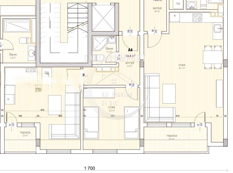 Two-room apartment Sofia (neighborhood Редута) - photo 1