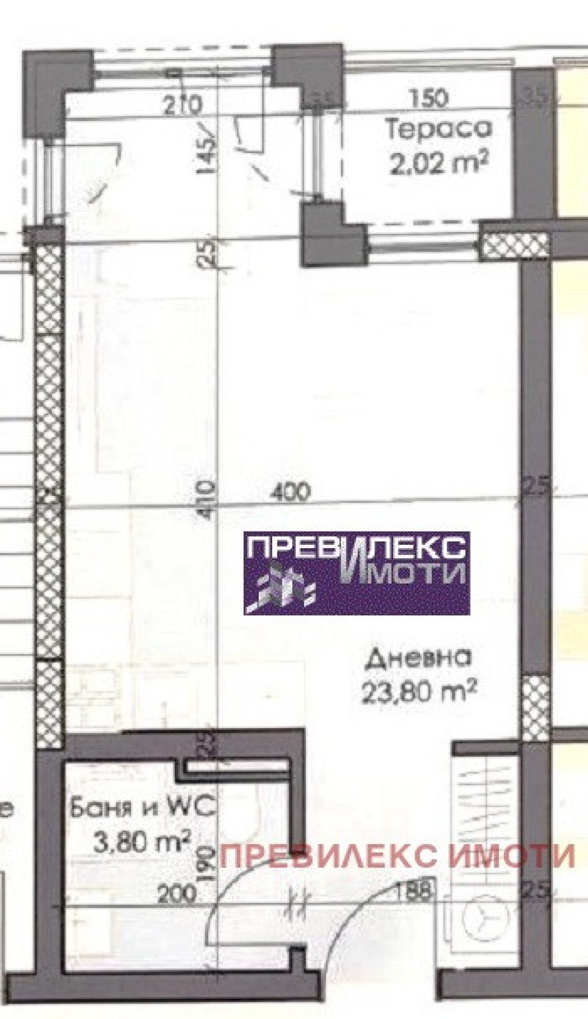 One-room apartment Plovdiv (neighborhood Каменица 2) - photo 1