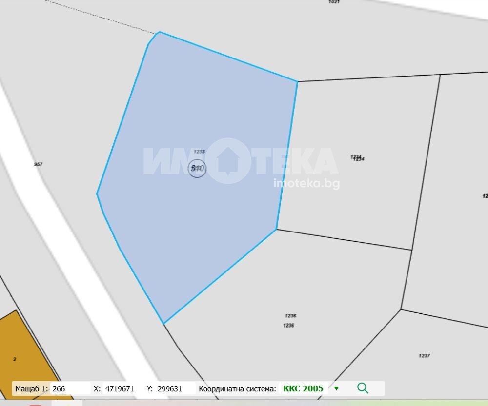 Terreno edificabile Pernik city, Pernik - planimetria 1